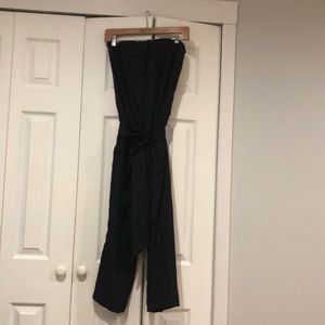 Strapless pant jumpsuit